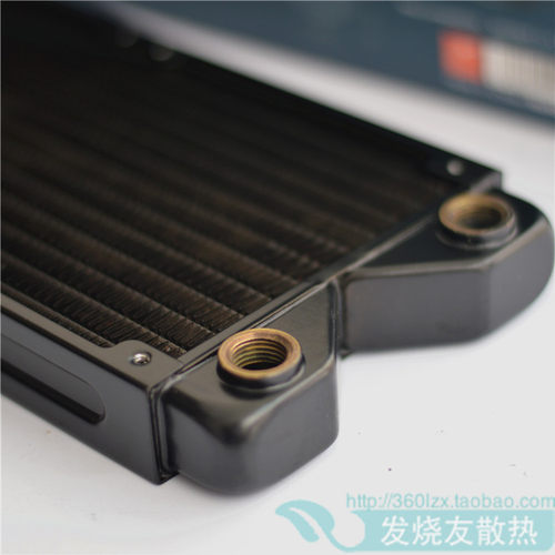 MAGICOOL 120 240 360纯铜单排水冷排 换热器 水冷套装散热器 - 图3