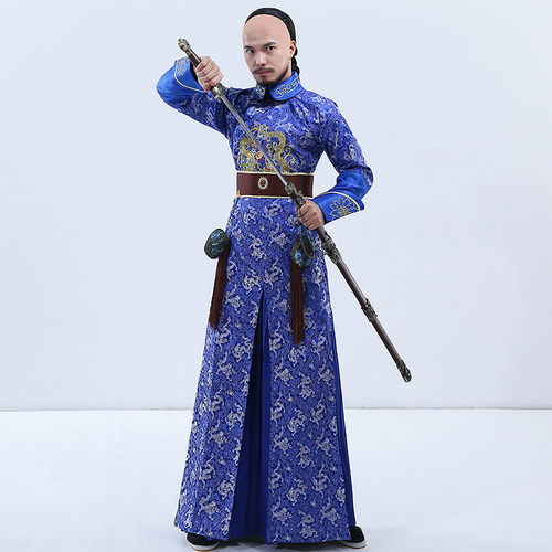 清朝皇帝龙袍古装男影视剧故宫旅拍写真皇袍清代阿哥皇上演出服饰 - 图3