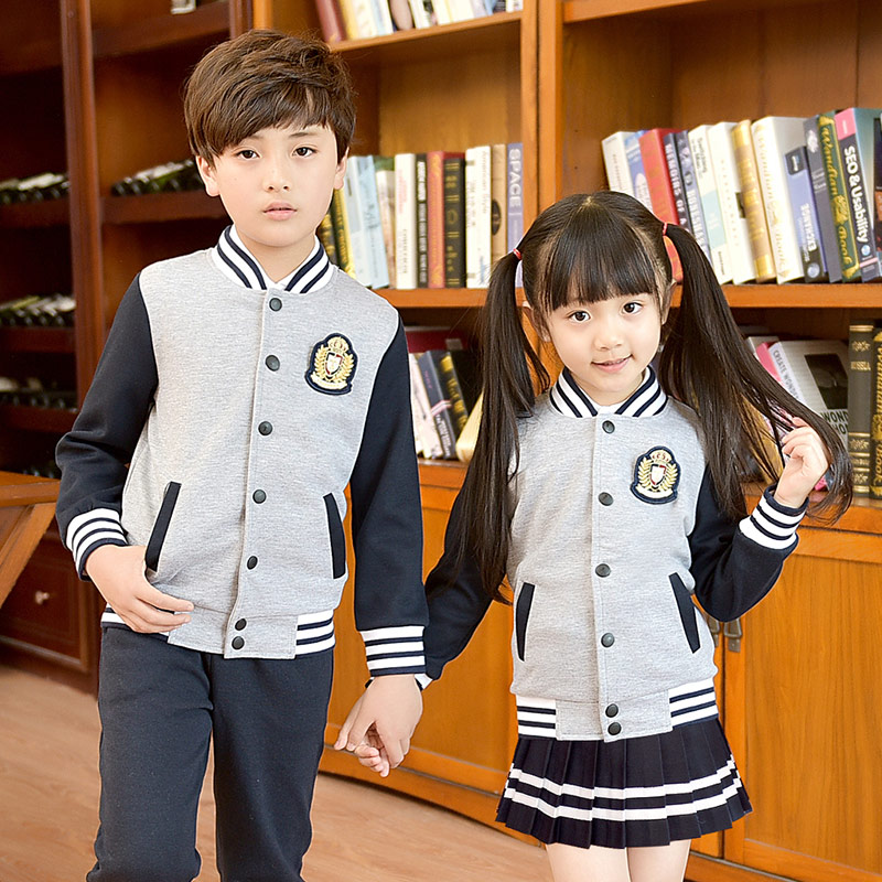 幼儿园园服春秋冬儿童装小学生校服套装老师运动服加厚棒球服班服