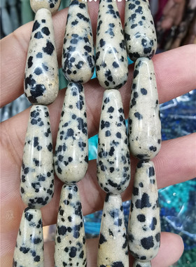 水晶圆水滴发簪流苏手工DIY配件
