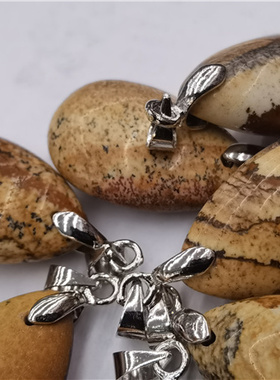 情侣图画水滴项链闺蜜礼物