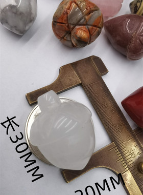 天然水晶矿石松果儿童礼物收藏品