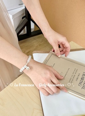 Chris 韩国简约可爱转运kitty999足银猫眼石三丽鸥hellokitty手链