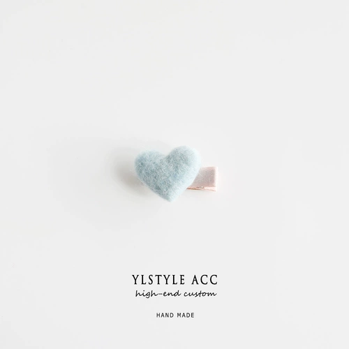 Милый шерстяной войлок, безвредная детская заколка для волос, челка, шпильки для волос, аксессуар для волос, не повреждает волосы