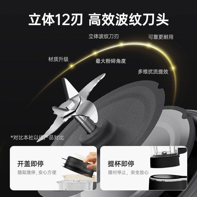 松下新品轻音破壁机家用全自动料理1-5人豆浆免煮榨汁H6201,淘宝优惠券,粉丝福利购,淘宝优惠卷