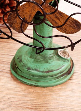 绿色树脂美式风橱窗模型