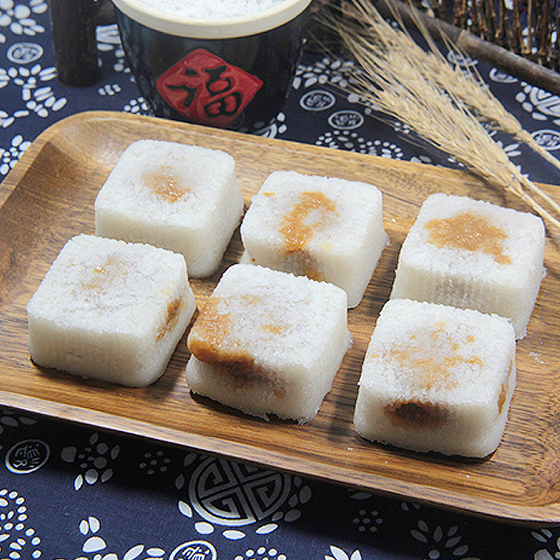 良中良定胜糕10块豆沙糕点袋装茶糕浙江湖州特产早餐传统糕点零食 - 图2