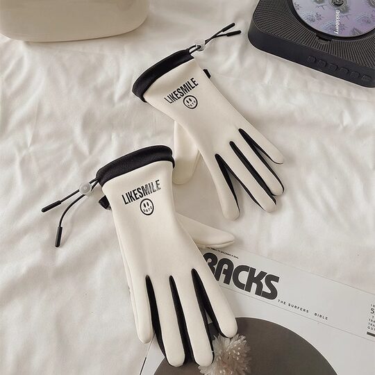 Women's cycling gloves for spring, autumn and winter to keep warm during cycling