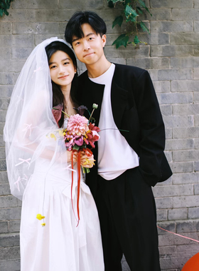 仿真花领证手捧花新娘结婚花束