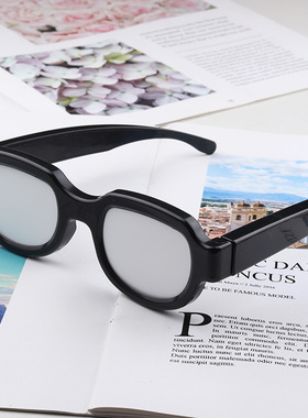 蹦迪抖音拍照沙雕LED墨镜