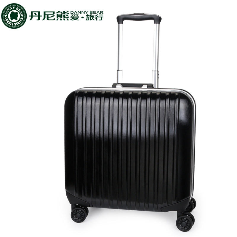 danny bear万向轮小17寸纯色行李箱 丹尼熊箱包旅行箱