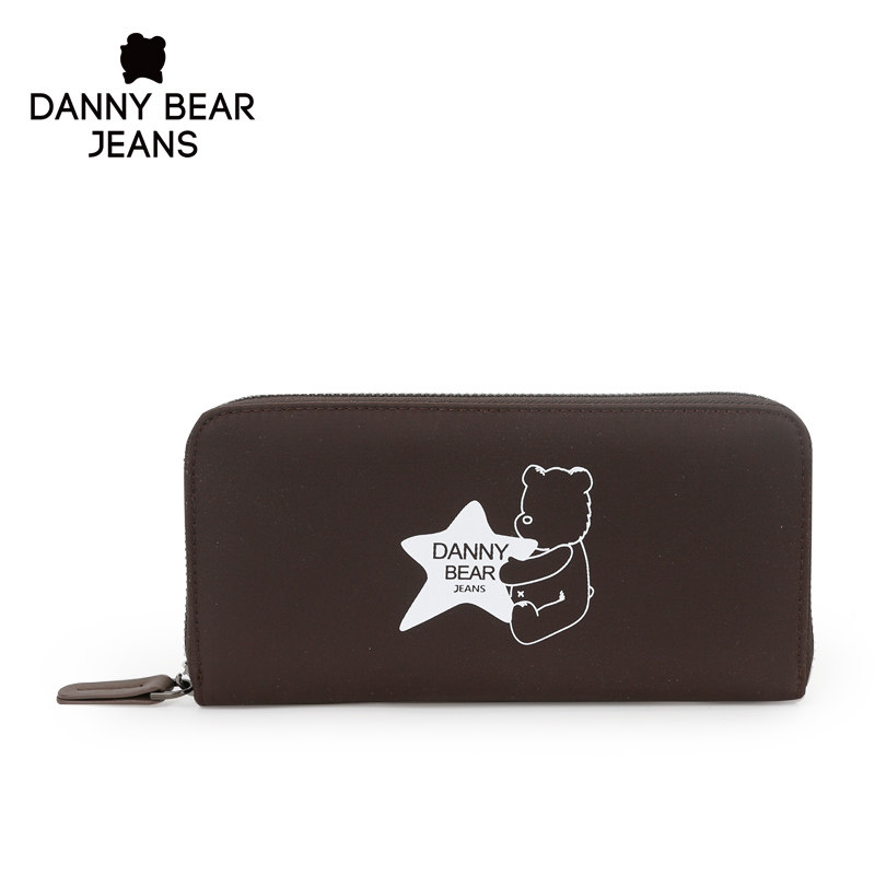 danny bear男女拉链款钱夹子手拿包 丹尼熊箱包钱包
