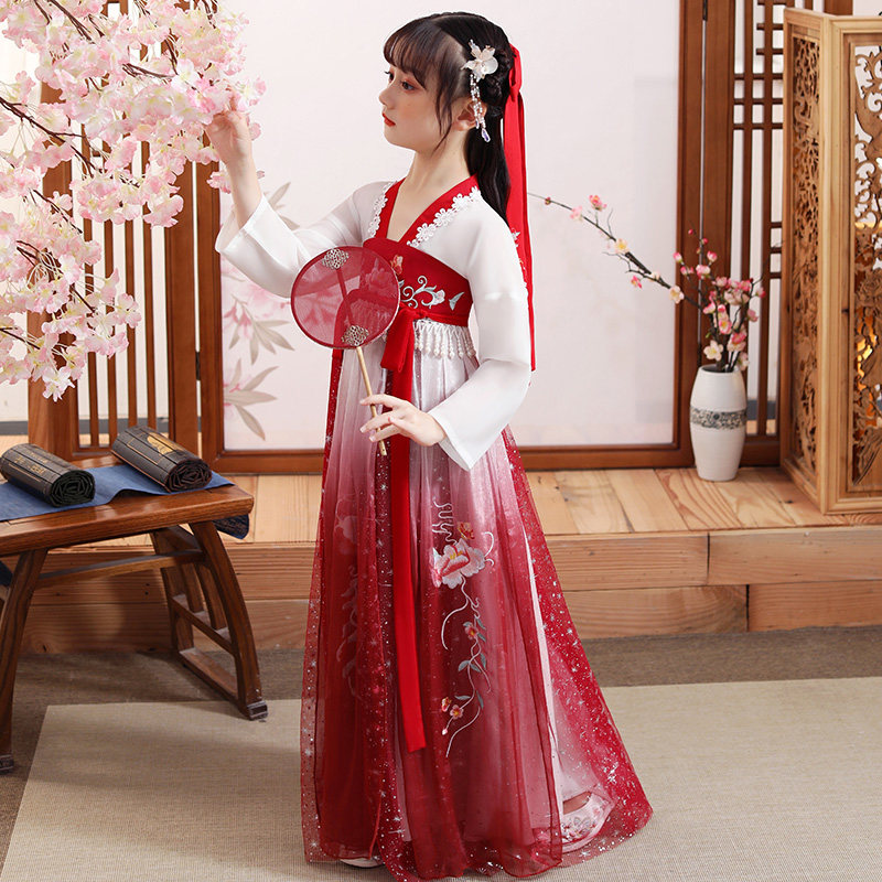 汉服女秋装仙气中国风学生连衣裙 缘你梦汉服