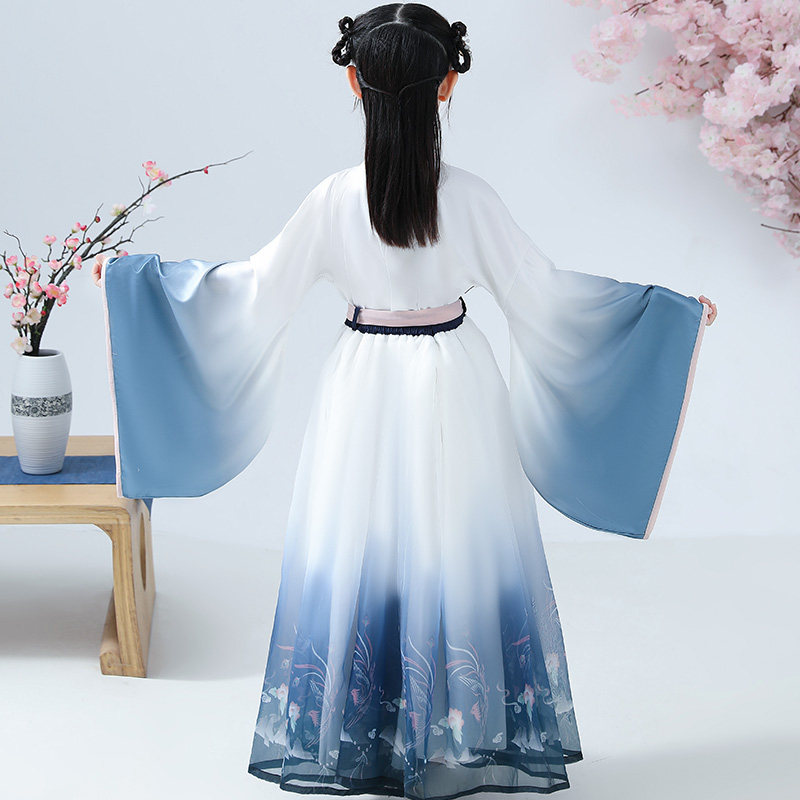 中国风广袖流仙古装儿童襦裙汉服 缘你梦汉服