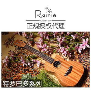 Rainie小雨C-10C尤克里里21寸23寸缺角ukuklele乌克丽丽四弦小吉