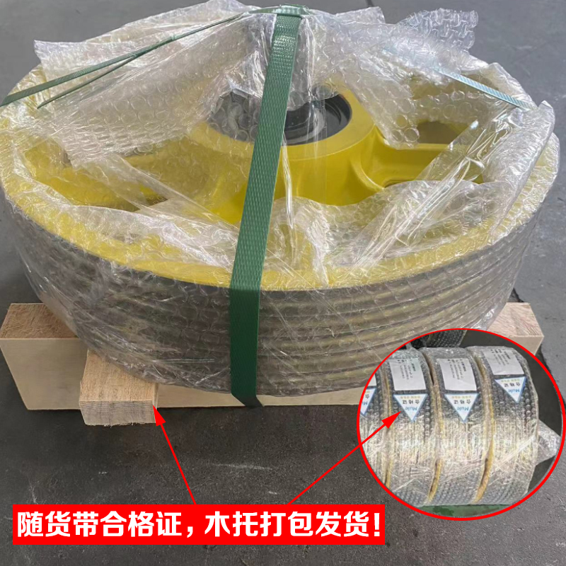 电梯导向轮轿顶底对重反绳轮330/420x6x8轴承6210 6310适用通力 - 图2