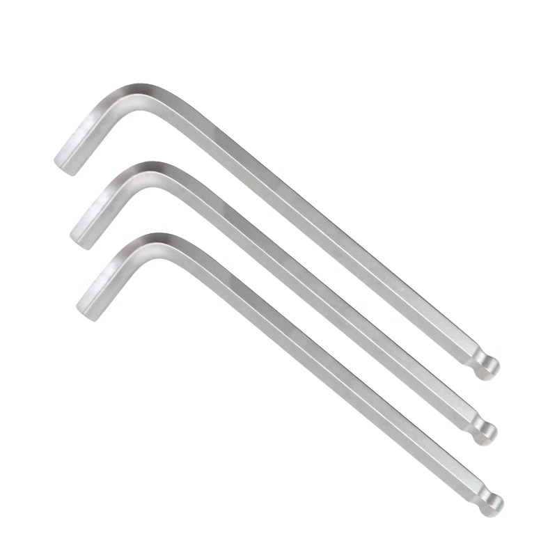 S2硬加长球头内六角扳手L型六方棱套装2 2.5 3 4 5 6 8 10-55号mm - 图3