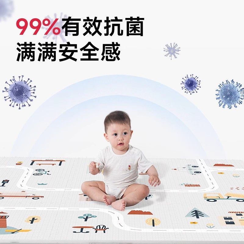 贝博氏宝宝爬爬垫拼接地垫婴儿加厚家用无甲醛防摔爬行垫儿童客厅,淘宝优惠券,粉丝福利购,淘宝优惠卷