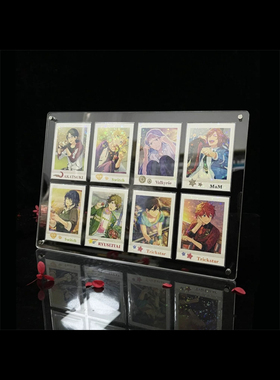 小马宝莉小卡展示架亚克力宝可梦数据卡相框偶像梦幻祭拍立得透卡