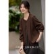 XWI Xinwei solid color casual sports style baseball uniform jacket for women 2025 spring cotton simple versatile top