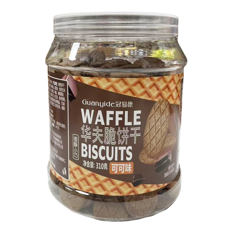 冠易德日式风味小圆饼310g罐装还有味咸蛋黄牛乳芝士可可味零食,淘宝优惠券,粉丝福利购,淘宝优惠卷