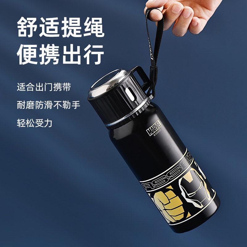 迪士尼儿童保温杯男孩上学专用水壶316L不锈钢新款小学生吸管水杯,淘宝优惠券,粉丝福利购,淘宝优惠卷