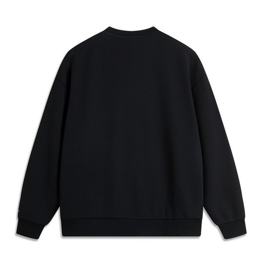 李宁户外系列CF系列简约时尚百搭圆领套头卫衣男女同款AWDU955