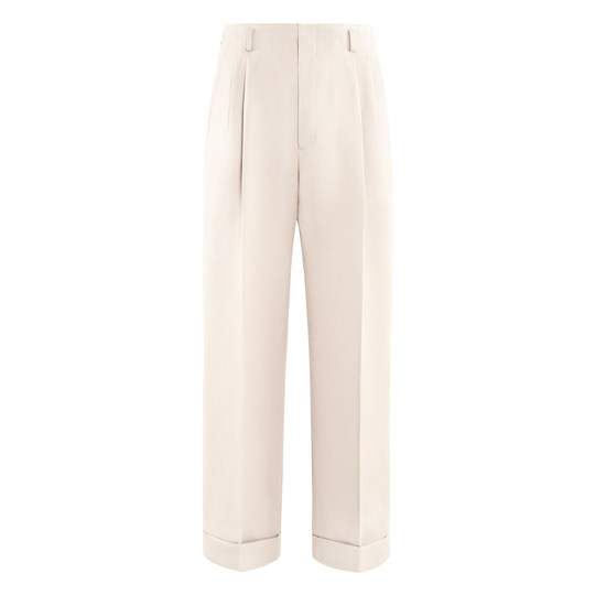 Pantalones Hollywood holgados y transpirables de pierna recta con tecnología de pliegues de rinoceronte