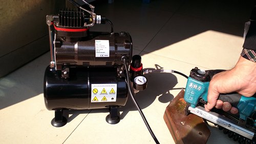 家具维修材料皮沙发木器维修小型空压机小气泵喷枪喷漆色翻新 - 图0