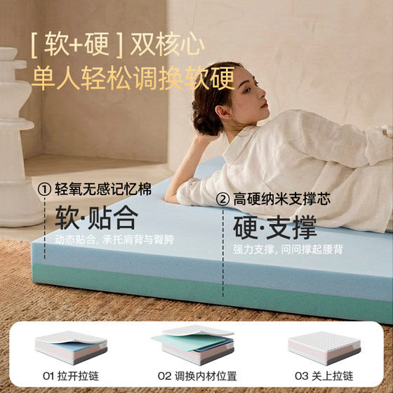 Sweet Secret Detachable and Adjustable Sleeping Feel Spine Protective Anti-mite Mattress