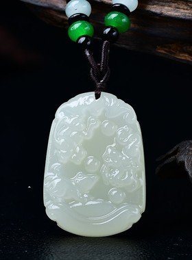 和田玉三合生肖属相牛蛇鸡巳酉丑