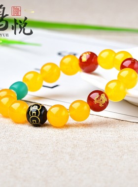 三合生肖猴鼠龙贵人局手链男女