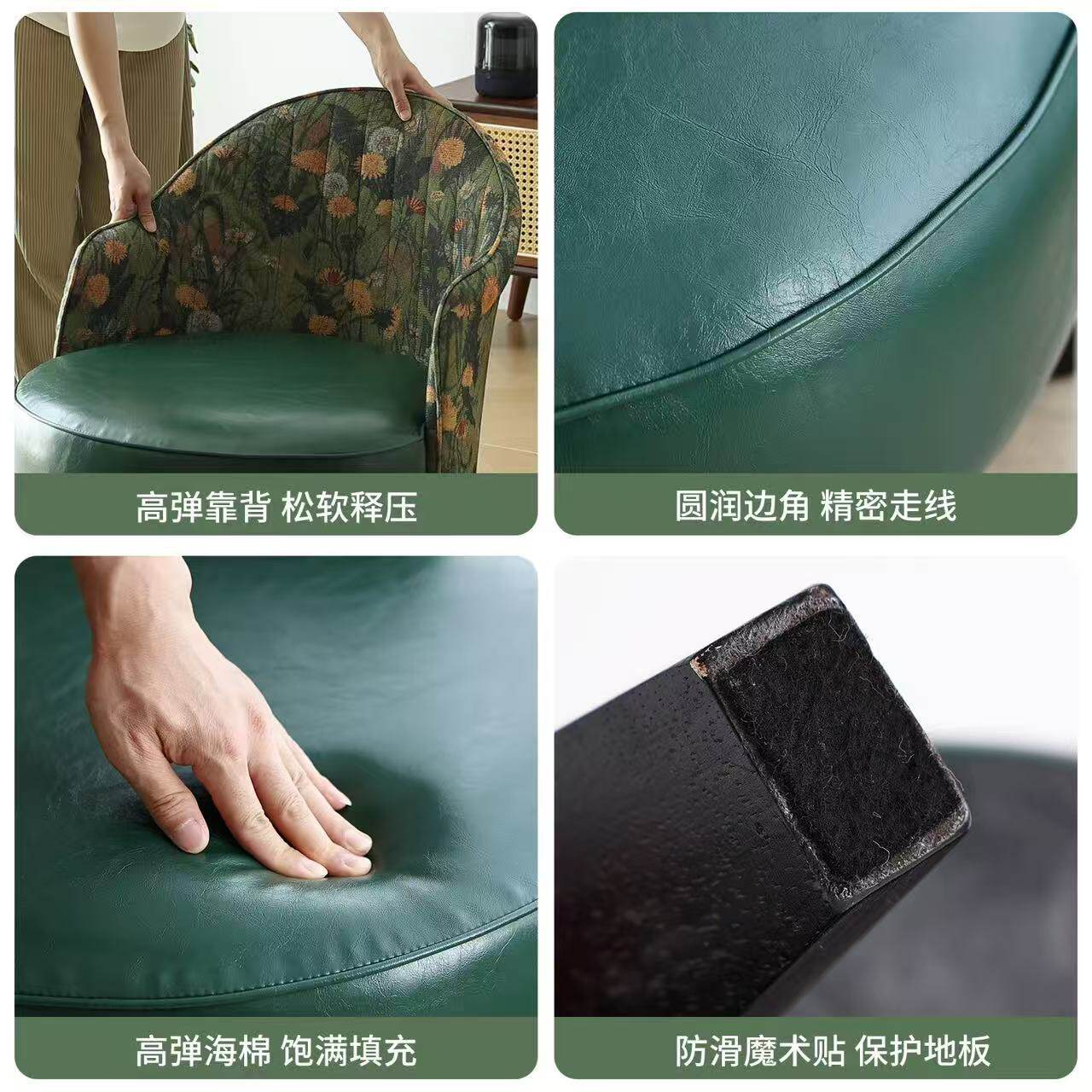 单人沙发家用实木椅子简易小户型卧室简约休闲阳台客厅科技布沙发,淘宝优惠券,粉丝福利购,淘宝优惠卷