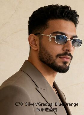 金丝眼镜墨镜大牌女高级感小框