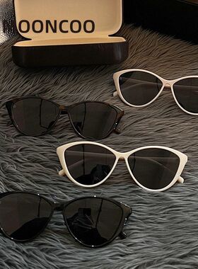 芈蔻新款防紫外线太阳镜猫眼偏光