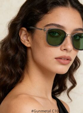 复古猫眼墨镜大牌女高级感新款