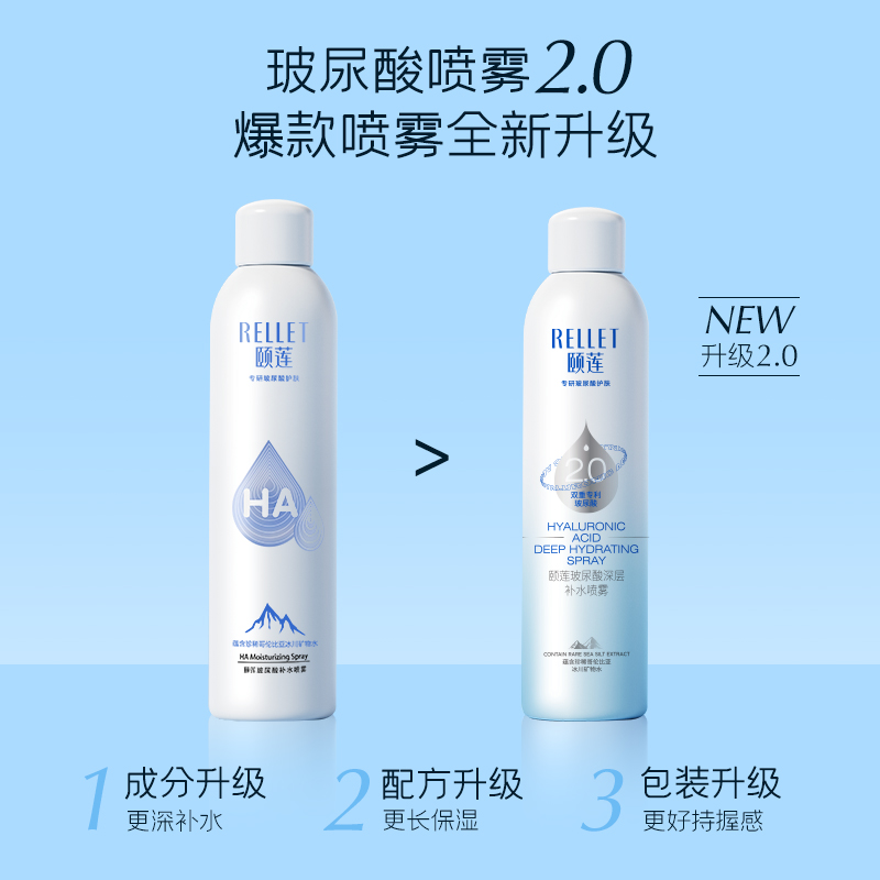 【年中狂欢节】颐莲喷雾2.0玻尿酸深层补水喷雾保湿水