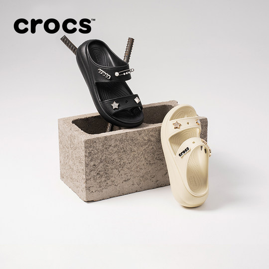 Crocs classic puff sandals wedge shoes