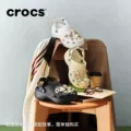 白鹿同款Crocs卡骆驰厚底云朵洞洞鞋高跟凉鞋拖鞋户外女鞋|206750 图片 2