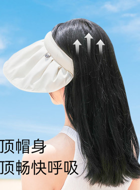 UPF50+防晒帽女夏防紫外线