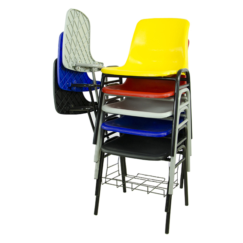 培训椅带可翻写字板桌凳一体椅教学补习椅少儿英语辅导班开会椅子 - 图0