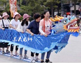 赛龙舟龙船东吴龙狮舞龙龙头龙尾