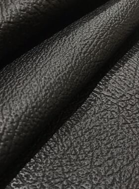 黑色头层牛皮大象纹皮料 1.2mm 平均22-25尺
400/张包邮 粗纹牛皮