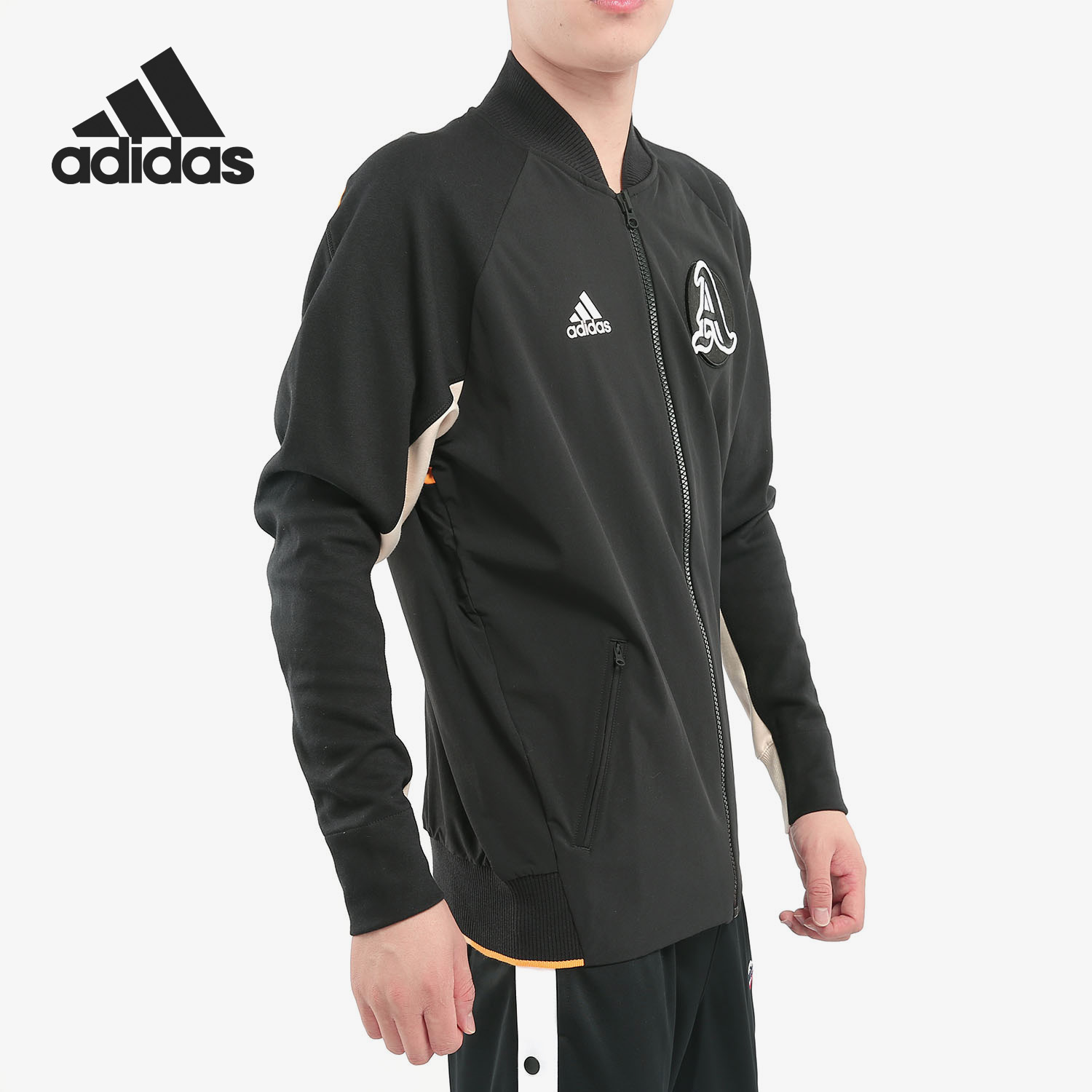 Adidas/阿迪达斯正品男子时尚潮流运动舒适宽松拉链外套EA0372-图0