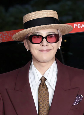 GD同款防紫外线方形近视墨镜