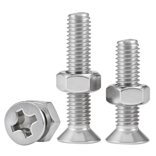 304不锈钢沉头十字螺丝螺母组合套装厨卫五金电子设备外壳固定 - 图3