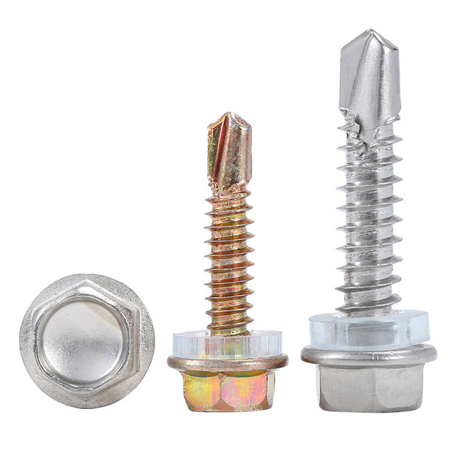 Drilling tail self-tapping screw color zinc