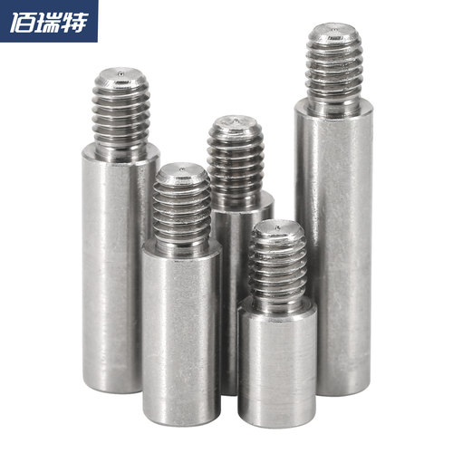 303不锈钢圆形连接柱单头转换螺柱隔离柱铜柱机箱M2M3M4M5M6M8M10 - 图2