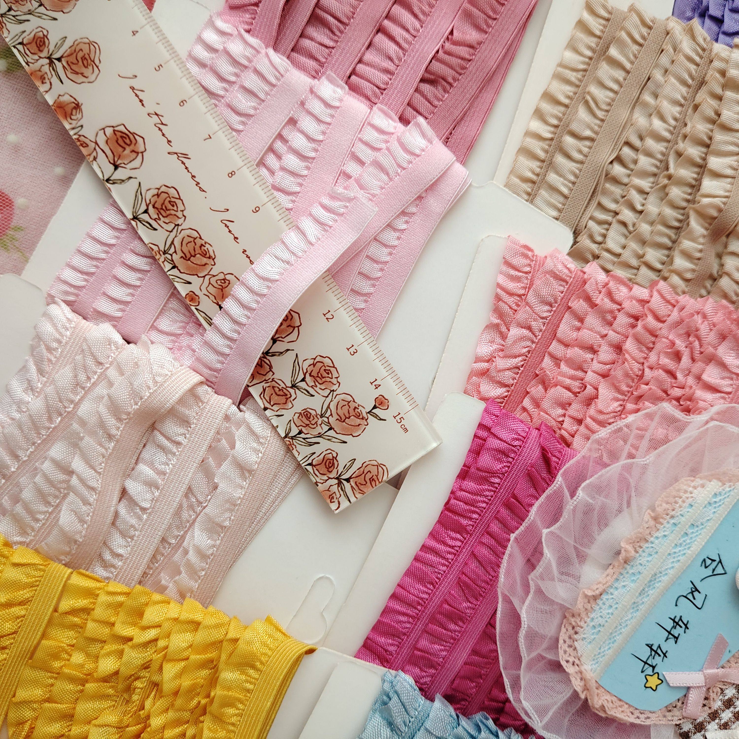 尾货-L多色弹力花边辅料手作娃衣宠物衣裙窝发饰内衣裙边配件辅料,淘宝优惠券,粉丝福利购,淘宝优惠卷