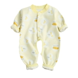 Детское боди, осенняя хлопковая куртка, демисезонная одежда для новорожденных, пижама, 3-6 мес., 1 лет